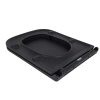 Сидіння для унітаза Qtap Tern 420х340х35 мм, Matt Black, з мікроліфтом, Slim Duroplast, Quick Release