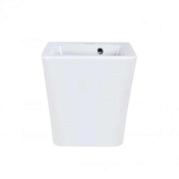 Раковина підвісна моноблок Qtap Tern 370х410х400 White з донним клапаном