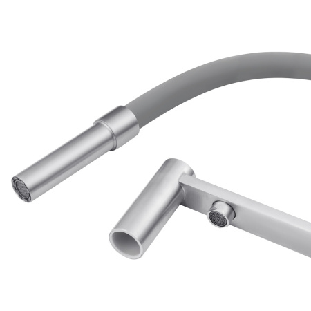 Змішувач для кухні на дві води з гнучким виливом Kroner Klassisch