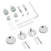 Унітаз підвісний безобідковий Kroner Harz WHI493736 RIMLESS з сидінням Slim Duroplast / Soft-close /