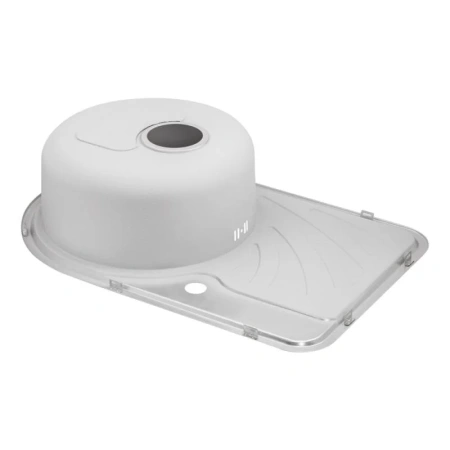 Фото Кухонна мийка Qtap 67*44R Satin 0,8 мм