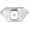 Кухонна мийка Lidz 9550-D Decor 0,8 мм