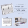 Готове рішення Qtap для ванної кімнати: підвісний унітаз Tern Ultra Quiet 525x345x360 + комплект інсталяції Nest 4 в 1 (квадратна клавіша Chrome)