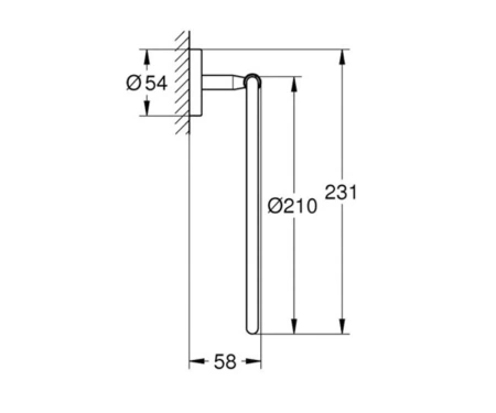 Кільце для рушника GROHE BAU COSMOPOLITAN