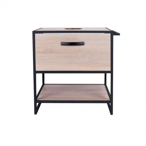 Тумба для підлоги Qtap Taurus 600х616х469 Whitish oak зі стільницею