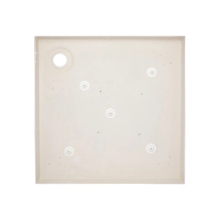 Фото Душовий піддон Qtap Tern 100x100x12 см + сифон