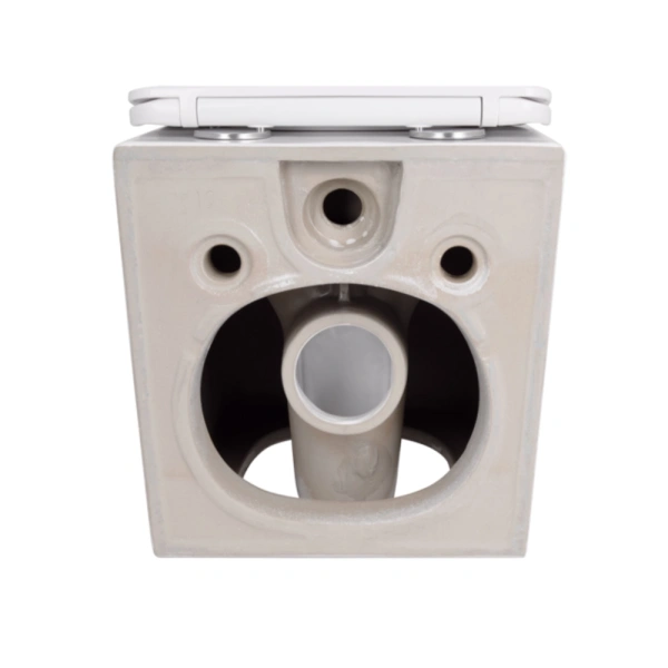 Унітаз підвісний у білому кольорі 525x345x360 мм з сидінням з мікроліфтом Slim Duroplast Qtap Tern