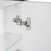 Дзеркальна шафа підвісна Qtap Robin 600х730х145 White з LED-підсвічуванням