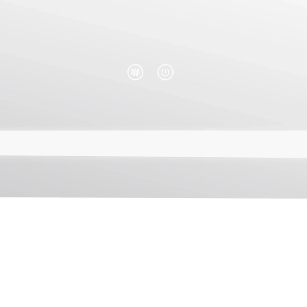 Дзеркало Lidz Kubis (KU2) 700х600 з LED-підсвічуванням Touch, з антизапотіванням, з регулюванням яскравості