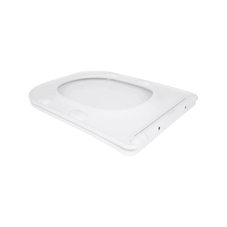 Сидіння для унітазу Qtap (Stork, Aquarius 630) 420x336x22 мм, White, з мікроліфтом, Slim Duroplast, Quick Release
