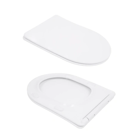 Унітаз підлоговий Qtap Leo Ultra Quiet 620×355×790 мм з сидінням Soft-close, White