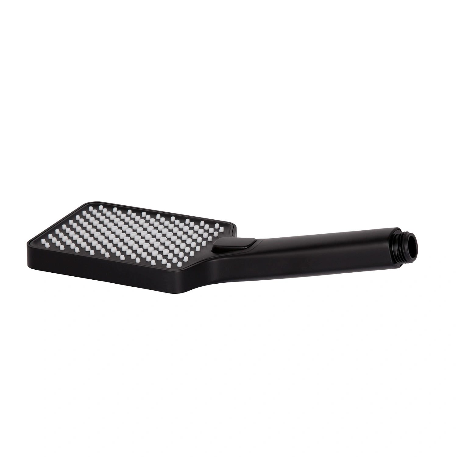 Лійка для ручного душу Qtap Rucni 140x95 мм прямокутна Black Matt