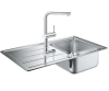 Мийка для кухні + змішувач одноважільний GROHE K-SERIES K 500