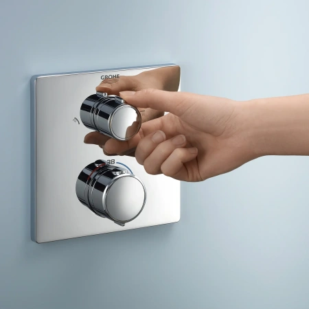 Фото Душова система прихованого монтажу термостатична Grohe QuickFix Precision Grohtherm Cube