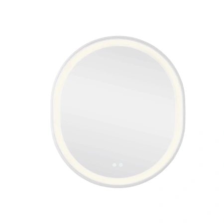 Дзеркало Qtap Gemini 800х700 з LED-підсвічуванням Touch, з антизапотіванням, з димером, рег. темп. кольору (3000-6500K)