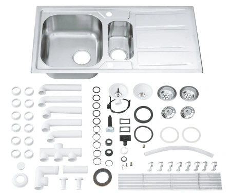 Фото Мийка для кухні з ексцентриком GROHE K-SERIES K 300