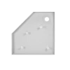 Фото Душовий піддон Qtap Diamond 90x90x12 см + сифон
