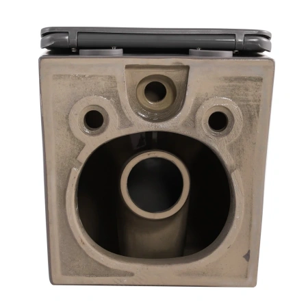 Унітаз підвісний Qtap Tern Ultra Quiet 520×345×325 мм, Stone grey, з сидінням Slim Duroplast / Soft-close / Quick Release