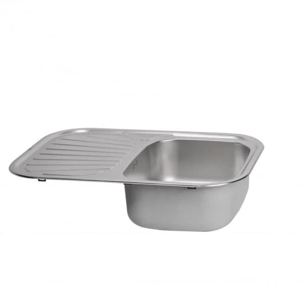 Фото Кухонна мийка Qtap 7448 Satin 0,8 мм