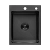 Кухонна мийка Kroner KRP PVD Schwarze - (3,0/1,0 мм)