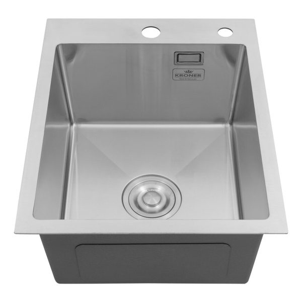 Кухонна мийка Kroner KRP Gebürstet - 4050HM (3.0/1.0 мм)
