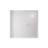 Фото Набір Lidz: душова кабіна Wawel SC80x80.SAT.LOW.FR, скло Frost 4 мм + піддон Mazur