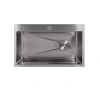 Фото Мийка для кухні інтегрована Lidz Handmade H7545 Brushed Steel 3,0/1,0 мм