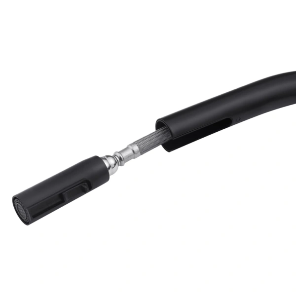 Змішувач для кухні з висувним виливом Kroner KRP Edelstahl Klassisch - SCH03915