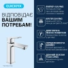Фото Набір змішувачів 2 в 1 для ванної кімнати Grohe QuickFix Vitalio Comfort Cube зі змішувачем для раковини Dice (UA203101TM)