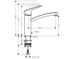 Фото Кухонний змішувач HANSGROHE MYSPORT M