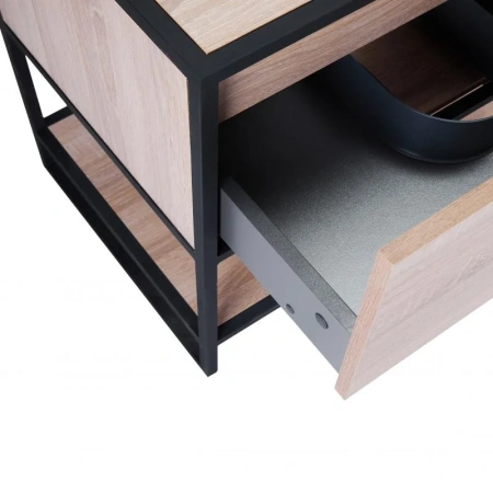 Тумба для підлоги Qtap Taurus 800х616х469 Whitish oak зі стільницею