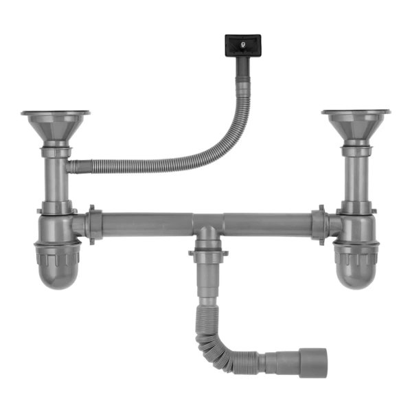 Сифон для кухонної мийки Kroner KRP Siphon - 012 3 1/2"х50/40 мм