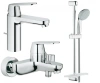 Набір змішувачів 3 в 1 GROHE EUROSMART COSMOPOLITAN