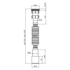 Гофросифон Kroner 1/2"х40/50