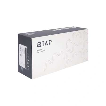 Фото Змішувач для ванни з довгим поворотним виливом та душовим гарнітуром Qtap Nando