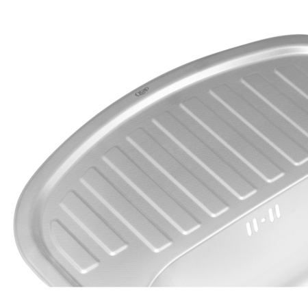 Кухонна мийка Qtap 6349 Micro Decor 0,8 мм