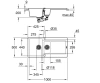 Фото Мийка полуторна з крилом GROHE K-SERIES K 500