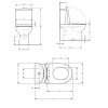 Унітаз підлоговий Qtap Swan Eco Ultra Quiet з сидінням Soft-close 640x360x835 мм White