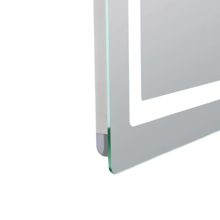 Дзеркало Lidz Kubis 700х800 з LED-підсвічуванням Touch, з антизапотіванням, з димером, рег. яскравості
