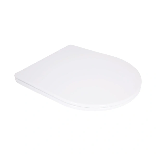 Qtap Сидіння для унітаза (Jay 640, Swan 640) 422x360x30 мм, White, з мікроліфтом, Slim Duroplast, Quick Release