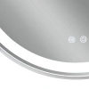 Дзеркало Qtap Gemini 800х700 з LED-підсвічуванням Touch, з антизапотіванням, з димером, рег. темп. кольору (3000-6500K)