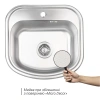 Фото Кухонна мийка Lidz 4749 Micro Decor 0,8 мм