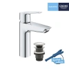 Фото Змішувач для раковини Grohe QuickFix Start M-Size з донним клапаном