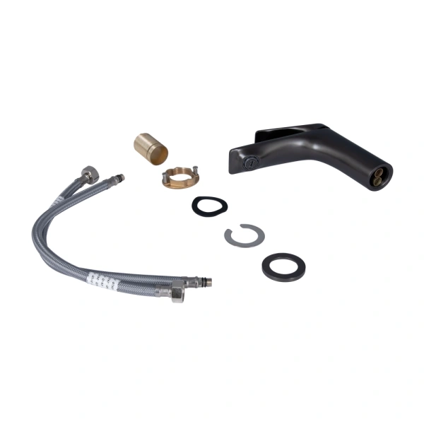 Змішувач для раковини Qtap Vlasta New (Збройна сталь)