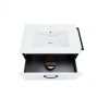 Комплект Qtap Taurus 600х580х437 White/Whitish oak підвісна тумба + раковина врізна