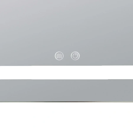 Дзеркало Lidz Kubis (KU2) 600х800 з LED-підсвічуванням Touch, з антизапотіванням, з регулюванням яскравості