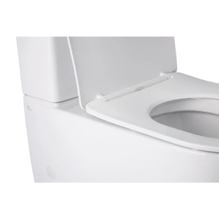 Унітаз підлоговий безободковий сидіння Slim Duroplast Qtap