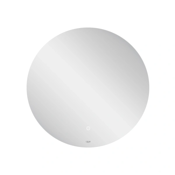Дзеркало настінне кругле 590 мм. з LED-підсвічуванням Touch, з антизапотіванням Qtap