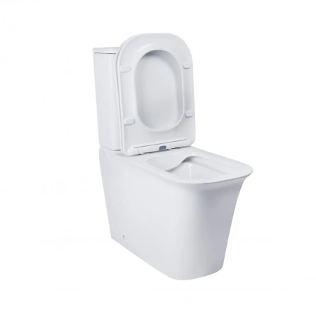 Унітаз-компакт Qtap Nando безободковий з сидінням Soft-close