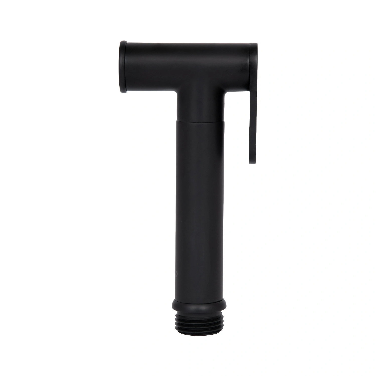 Лійка для гігієнічного душу Qtap Rucni округла Black Matt